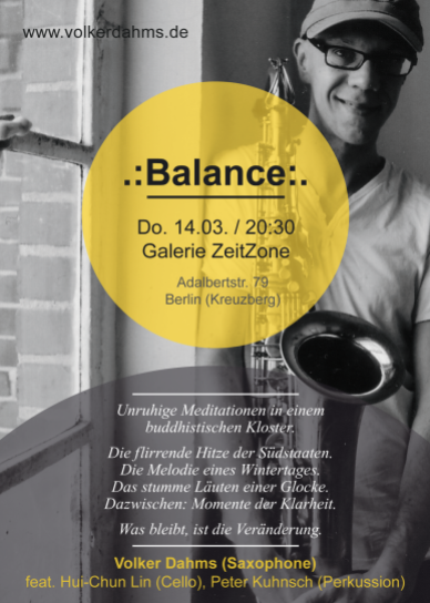 Flyer zu .:Balance:. in Berlin