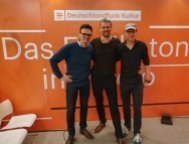 manhattan.radio.trio bei der Leipziger Buchmesse für DLF KULTUR