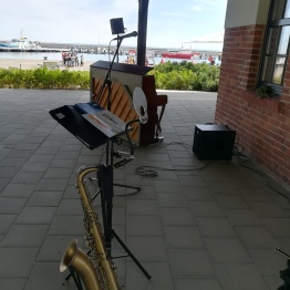 Jorinde Jelen Trio im Hafen Sassnitz